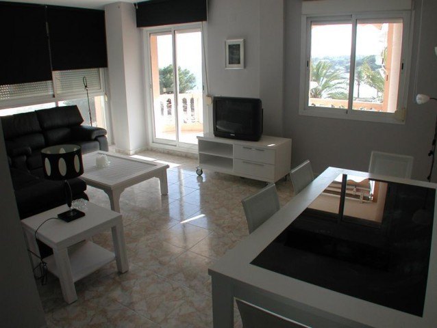 Appartement spacieux avec vue sur la mer dans le centre de Moraira.